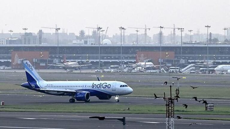 The nose of an IndiGo plane was found damaged after landing at Lucknow airport, suspected to be a lightning strike