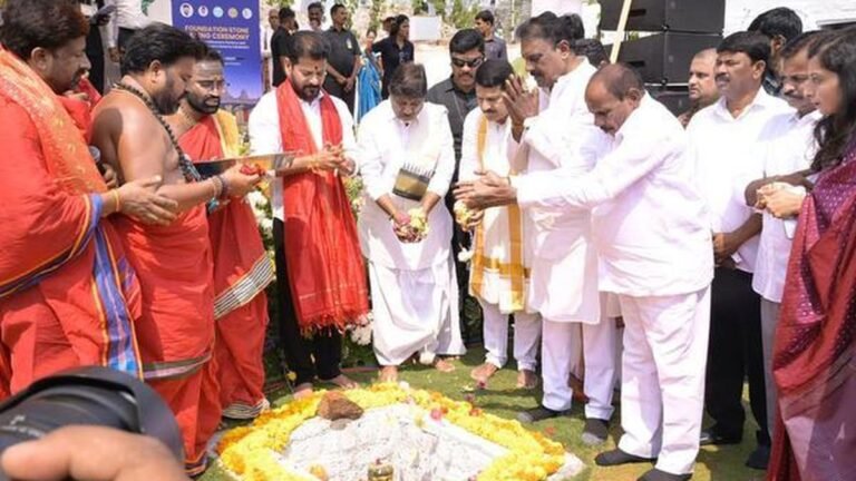 Government of Telangana. allocates ₹1,108 crore for the temple complex as part of the Musi project