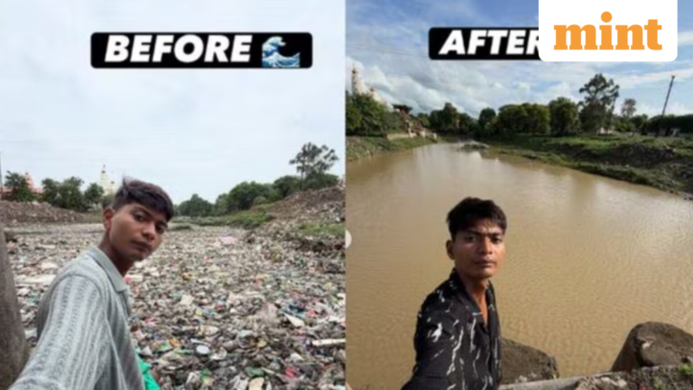 Eight months of working in landfills? Bittu Tabahi again finds the Ajnar river choked with garbage | Today’s news