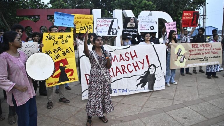 Protesters in Hyderabad demand action against Delhi ACP over alleged assault on journalist