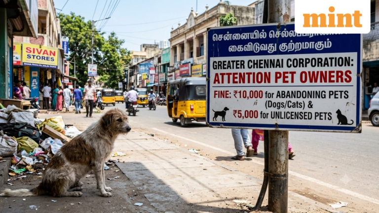 Abandoning a pet in Chennai can cost ₹10,000, ₹5,000 without a license; vet explains why microchipping is beneficial | Today’s news