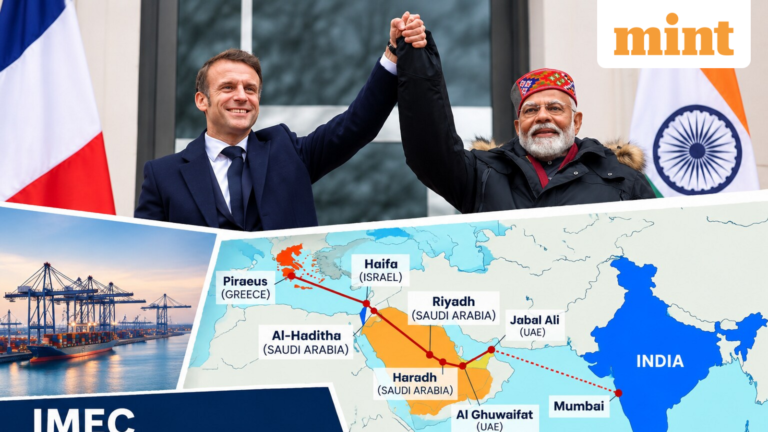 ‘Longer but safer’ routes may beat speed: France says IMEC ‘more necessary amid crises in Gaza, Iran and Hormuz’ | Today’s news