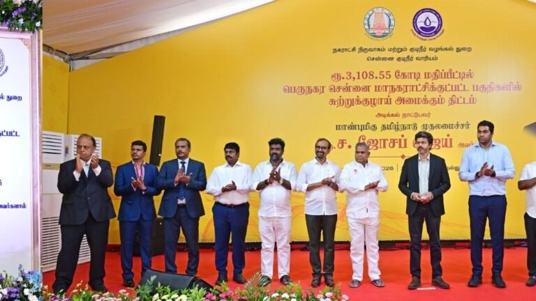 Vijay launches ₹ 3,108-cr. ring pipeline project for equitable drinking water supply