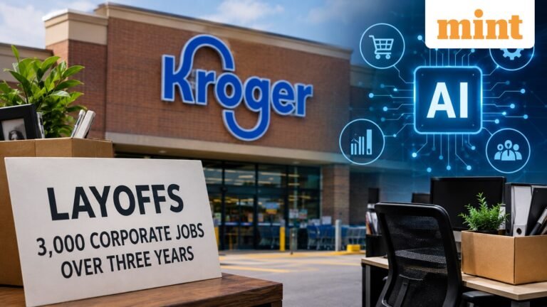 American grocery chain Kroger to cut 3,000 corporate jobs over three years due to AI expansion | Today’s news