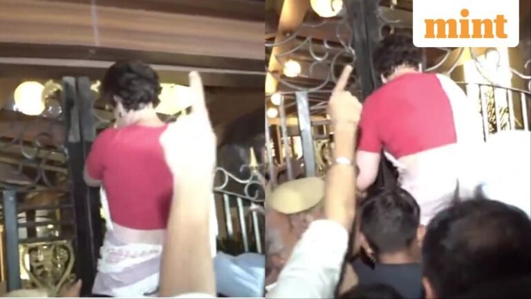 Priyanka Gandhi climbs gate to reach Rahul Gandhi amid CEC Gyanesh Kumar’s protest; the internet responds | Follow | Today’s news