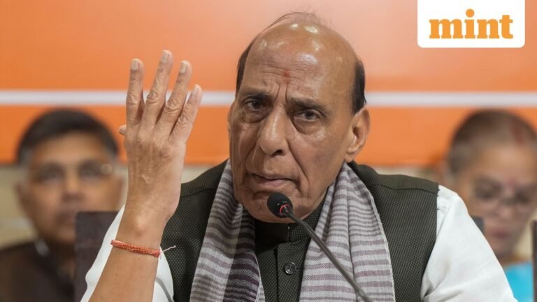 ‘Bangladesh-style regime change’: Rajnath Singh accuses Congress, ally of fomenting ‘anarchy’ amid anti-CEC protests | Today’s news