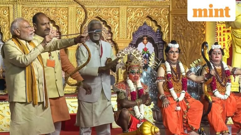 ‘Purpose of power is to serve’: PM Modi invokes ‘Ram Rajya’ as model of good governance at Delhi Dussehra celebrations | Today’s news