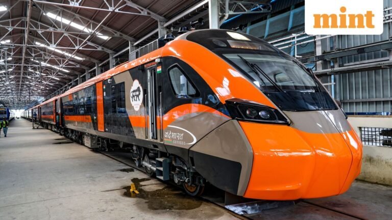 Vande Bharat 16-coach train completes 180 kmph test run on Mathura-Nagda route; check the properties of the new chair | Today’s news