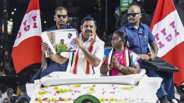 Palaniswami criticizes the TVK regime for claiming to be corruption-free