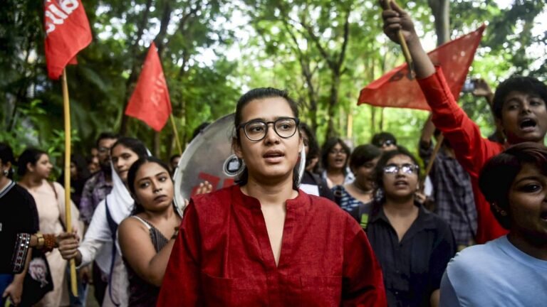 “They think they can beat us into submission,” says Neha Bora in Kolkata
