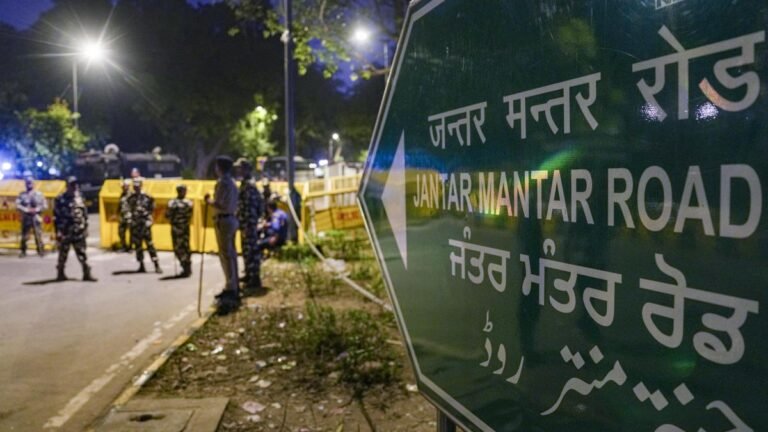 How did Jantar Mantar turn into a protest site in Delhi?