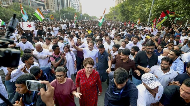 Delhi Police registered two FIRs over the opposition protest