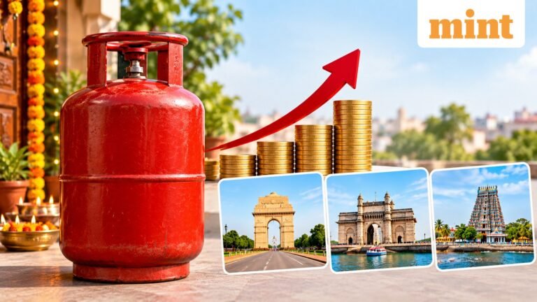 Festive shock! Commercial LPG prices up by ₹ 62.50 — check new rates in Delhi, Mumbai, Chennai | Today’s news