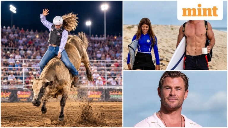Thor star Chris Hemsworth’s 14-year-old daughter India Rose wins boys-only bull riding competition | who is that | Today’s news