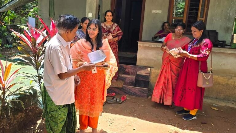 A CIPMC team checks the spread of the giant African snail in Malappuram’s Nannammukku