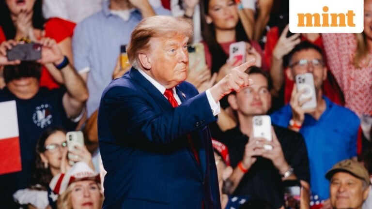 ‘They are the enemies of our nation’: Trump lashes out at protesters during disruption of Texas rally | Today’s news
