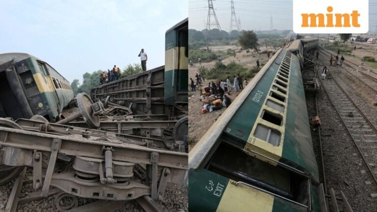 At least four people dead and several injured after passenger train derails in Pakistan’s Punjab | Top updates | Today’s news