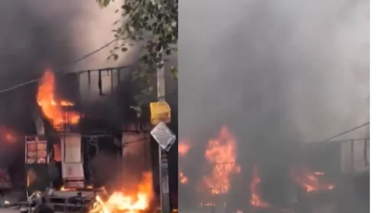 Fire in Noida Sector 125: Fire in hotel spreads to nearby restaurants, firefighting operations underway | Video | Today’s news