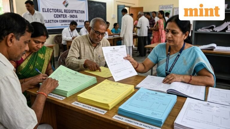 SIR Electoral Roll: Form 6, 7, 8 or 9? What form to use for Aadhaar, change of address, deletion of name | Today’s news