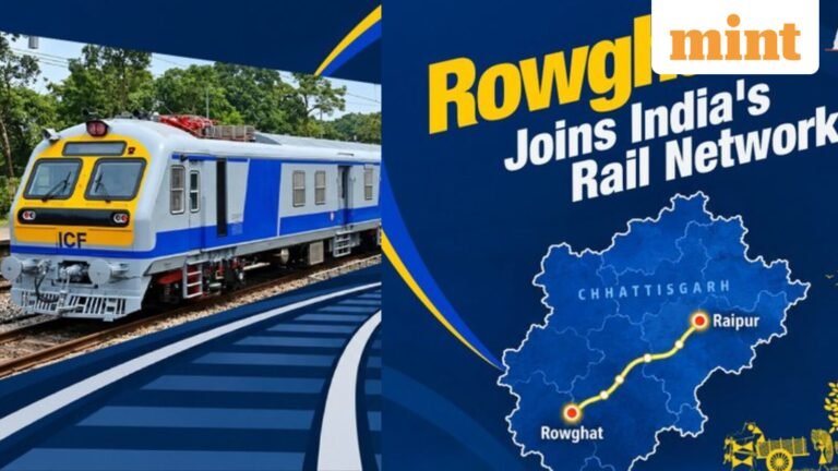 Rowghat to get first train since independence as Indian Railways completes ₹1,628 crore rail line in Chhattisgarh | Today’s news