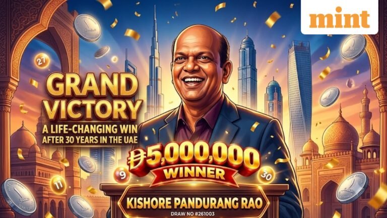 After 30 years in UAE, Indian expat in Sharjah wins 12.9 cr in UAE lottery: ‘Now I have a chance to apply for golden visa’ | Today’s news