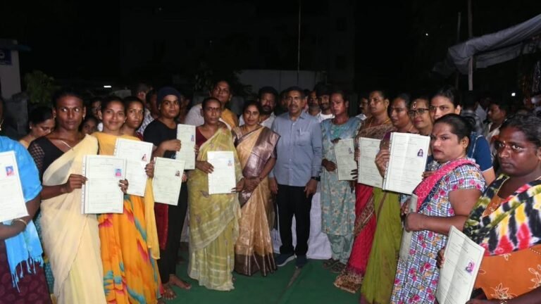 AP MA&UD Ministry distributes to 19 transgenders in Nellore