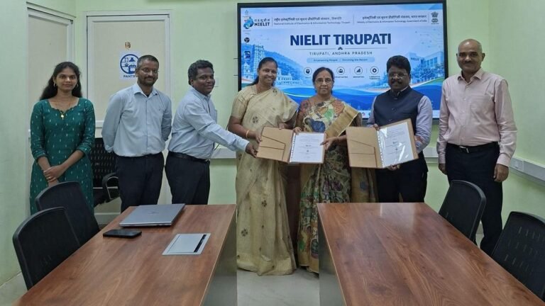 SPMVV collaborates with NIELIT Tirupati to promote digital learning and industry ready skill development
