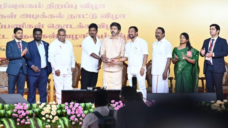 Tamil Nadu CM Vijay inaugurates ₹ 301.71 crore Periyar Arivulagam in Coimbatore