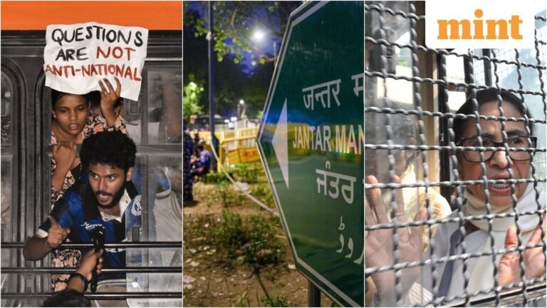 CJP protests Day 1: 7,000 detained, including four former CMs, Metro shutdown and CJI intervention; how it developed | Today’s news