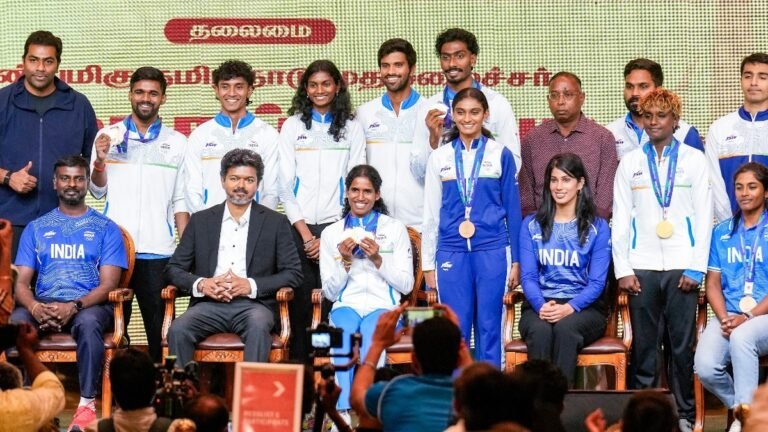 CM Vijay announces Dream Olympics 2036 scheme as Tamil Nadu set for sports facelift