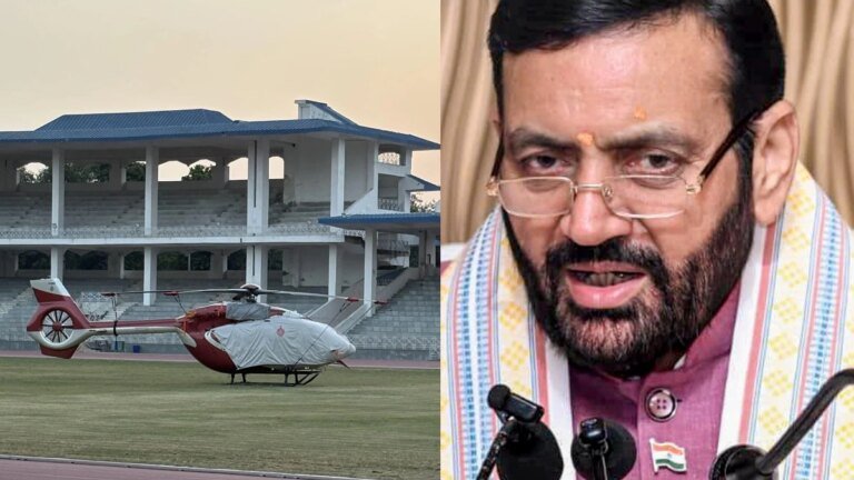Gurugram stadium changes parking lot for Haryana CM’s helicopter, athletes lose access