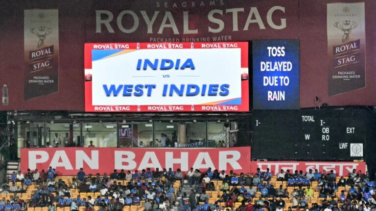 IND vs WI: Bengaluru’s wait for international cricket ends without result; IND and WI share the honor