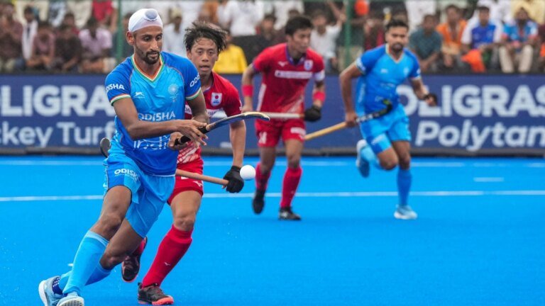 With the LA Olympics in mind, Mandeep among the 4 seniors decided to play the last matches in India
