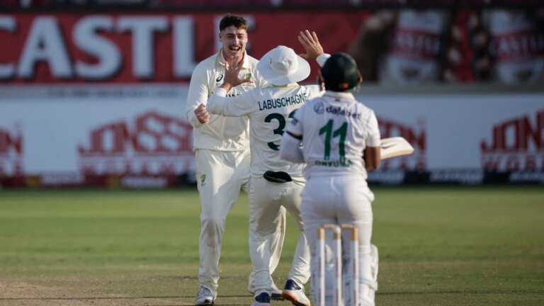 Matt Renshaw damaged South Africa with bat and ball as Australia won the Test at Durban