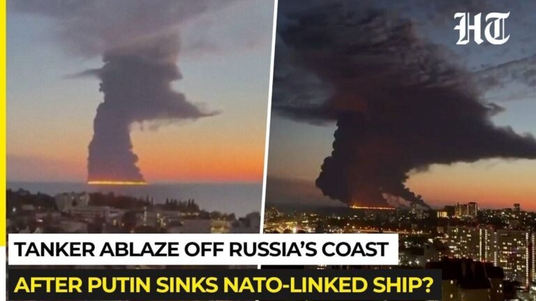 23 Indians rescued after Ukrainian drone attack sets oil tanker on fire in Russian Black Sea | What we know | Today’s news
