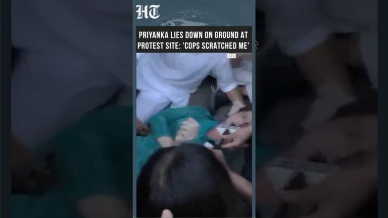 Opposition vs Gyanesh Kumar: Rahul, Priyanka Gandhi forcibly removed, detained during INDIA block protest in Delhi | Today’s news