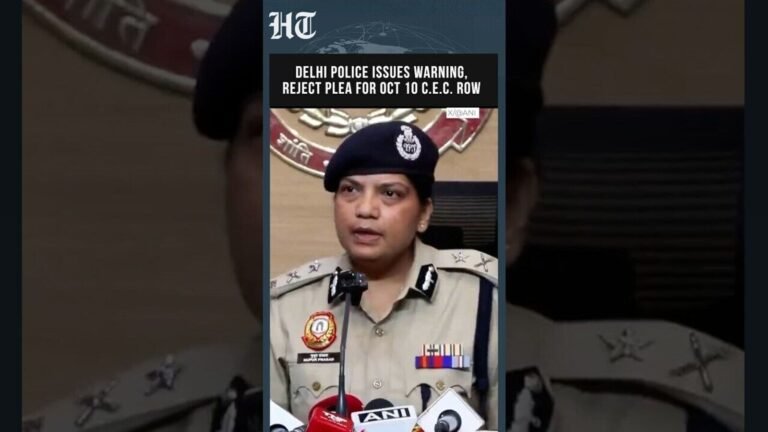 October 10 CJP protest: Delhi Police security plan, traffic curbs and what commuters should know | Today’s news