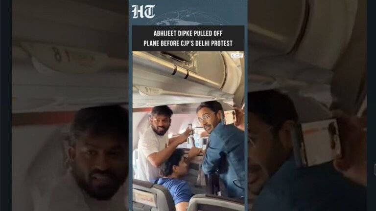 Delhi protest: Abhijeet Dipke detained on board plane, CJP founder says ‘Karlo arrested’ | VIDEO | Today’s news