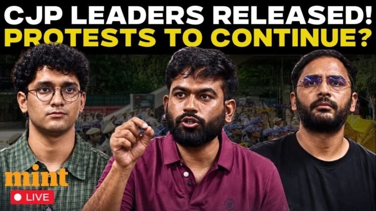 CJP protest in Delhi: YouTuber Dhruv Rathee released from custody late night — “He may be re-arrested if…” | Today’s news