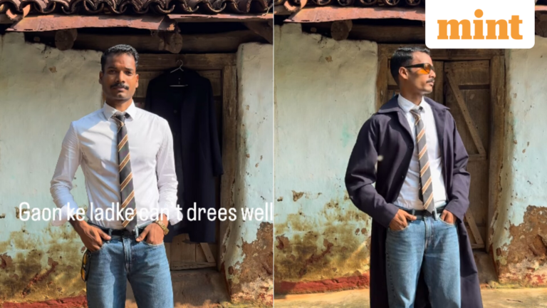 Meet Nishant Kerketta: ‘Gaon ka ladka’ from Jharkhand goes viral as he turns his village backdrop into a fashion scene | Today’s news