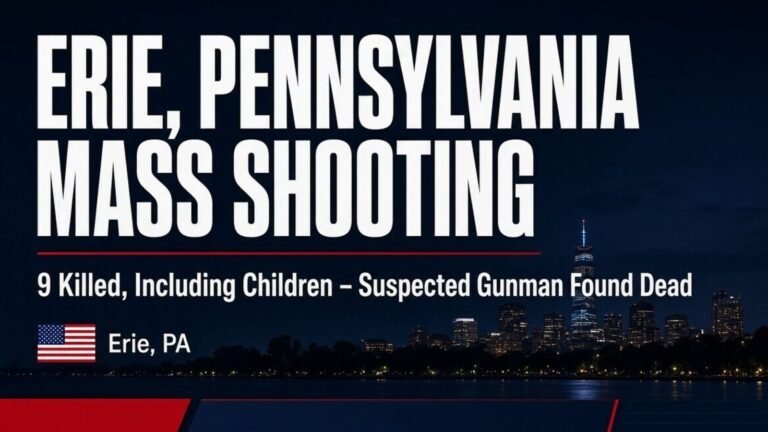 Pennsylvania shooting: 9 dead in Erie mass shooting, including children; suspected shooter found dead | Today’s news