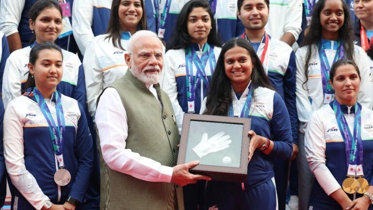 Make India Olympics possible: PM Modi inspires Asian medalists to aim big