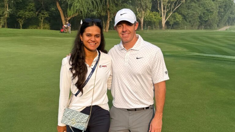 Asian gold medalist Pranavi Urs lives her fangirl dream, meets golf icon Rory McIlroy