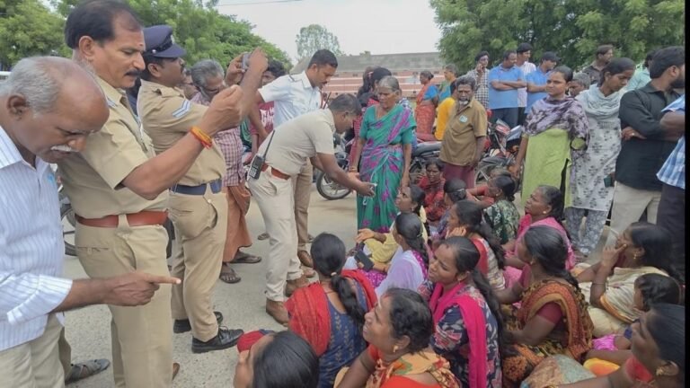 Residents demand the demolition of road encroachments, organize protests
