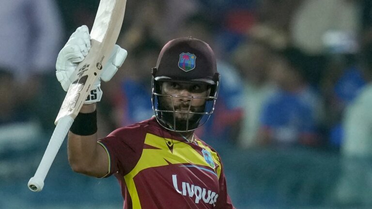 Gambhir gets no birthday present like Hope, bowlers help West Indies reach level in Hyderabad