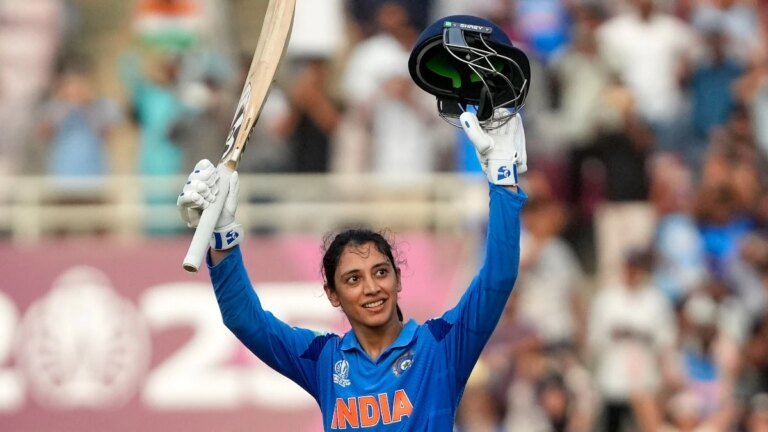 Smriti Mandhana retains the top spot in the ICC rankings after being named India’s captain