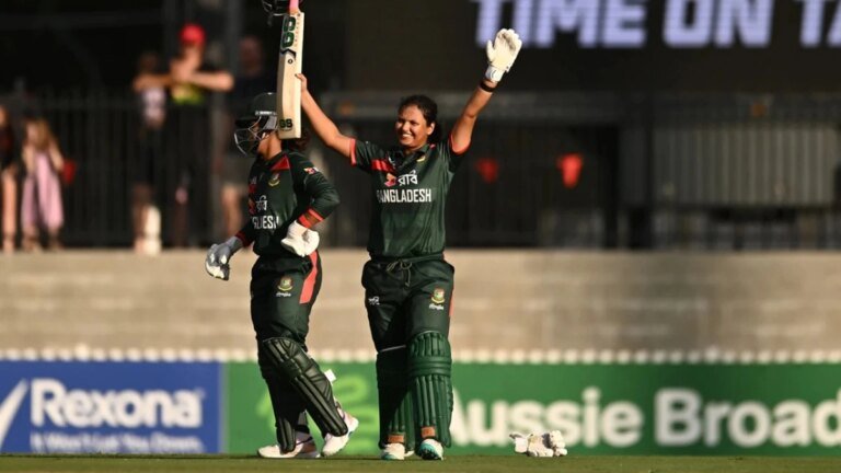 Sobhana Mostary became the first Bangladeshi woman with a century vs. Australia