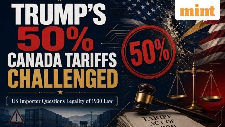 1930 law, 50% tariff and new lawsuit: Trump faces new challenge over Canadian tariffs | Today’s news