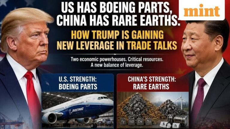US has parts for Boeing, China has rare earths: How Trump gains new leverage in trade talks | Today’s news