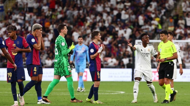Vinicus Jr suspended for 4 matches to miss the first El Clasico of the season